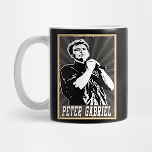 80s Style Peter Gabriel Mug